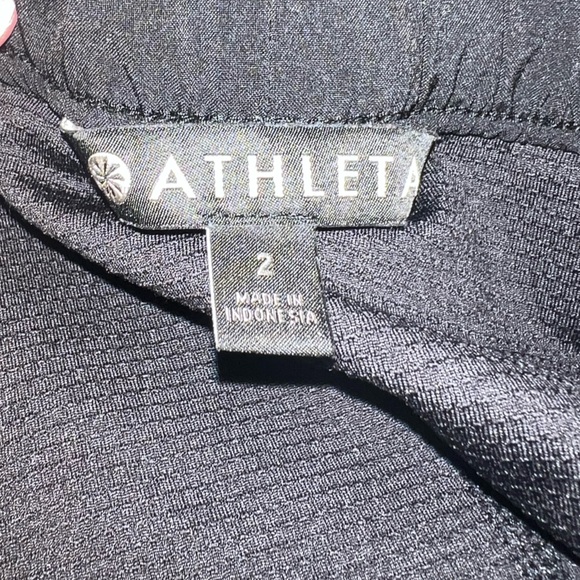 ATHLETA Skyline Skort Black Skirt with Mesh Shorts Built in Size 2 - Picture 9 of 11